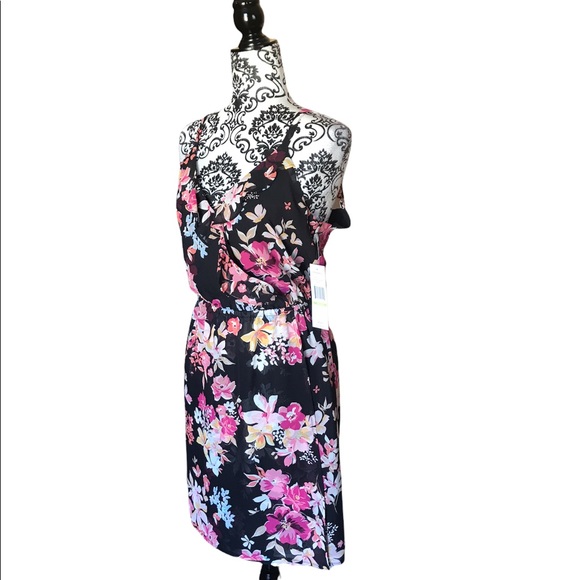 SHARAGANO WOMENS FLORAL DRESS - Picture 4 of 5